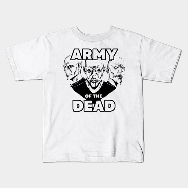 army of the dead Kids T-Shirt by NITO